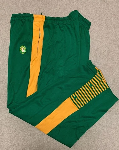Boston celtics NBA hardwood classics green shooting warmup pants Size 3XL Cover