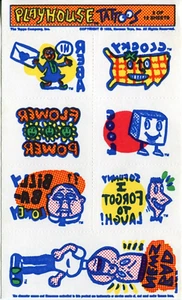 Pee Wee's Playhouse 1988 Topps Complete Tattoo # 3 of 12 Sheet - Herman TV Show - Bild 1 von 1