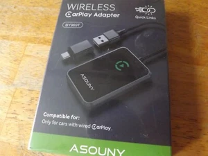 ASOUNY WIRELESS CARPLAY ADAPTER CARPLAY WIRELESS ADAPTER IOS 10+ - Picture 1 of 2