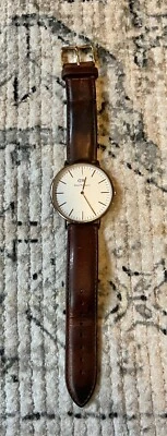 Reloj para hombre Daniel Wellington esfera blanca cara caja oro rosa - 40 mm Foto 1 de 4