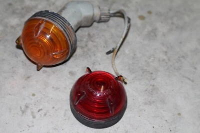 Land Rover Serie 2 Militär Rückleuchte und Blinker in Glas - Bild 1 von 2