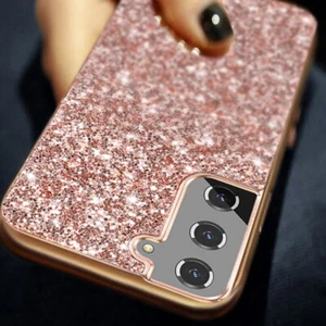 Bling Glitzer Hülle Cover für Samsung S23 S22 Ultra Plus S21 S20 FE A14 A53 A52 - Bild 1 von 23