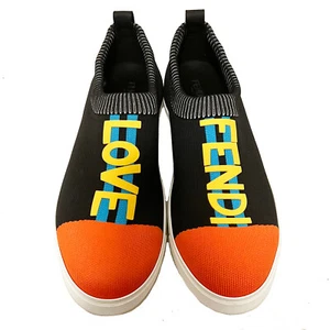 FENDI Men's LOVE FENDI Tech Fabric Pull On Sneakers - 8 U.S. - Picture 1 of 14