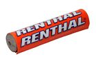 Renthal 10&quot; Supercross Bar Pad Lenkerpolster Lenkerrolle rund orange/wei&#223;/blau