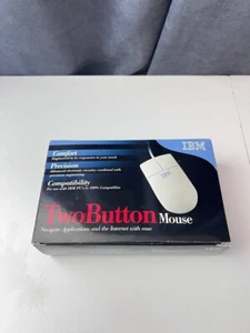 IBM TwoButton Mouse - New in Original Box - Picture 1 of 8