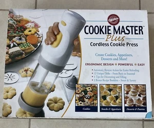 Prensa inalámbrica Wilton Cookie Master Plus: modelo 2104-4008 (nueva) - Imagen 1 de 9