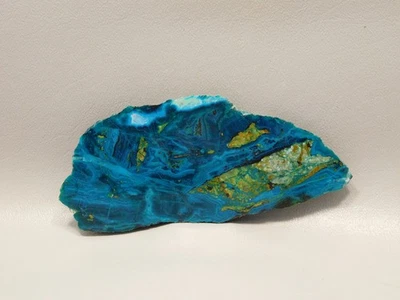 Chrysocolla Malachite Polished Rock Stone Slab Bagdad, Arizona #O7 - Image 1 of 4