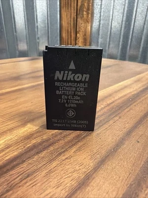 Original EN-EL20 camera battery For Nikon J1 J2 J3 S1 coolpix A P950 P1000 - Image 1 of 3