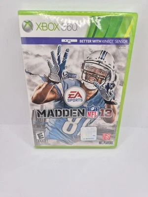 MADDEN NFL 13 w/ Calvin Johnson #81 EA Sports Football Xbox 360 Brand New Sealed - Image 1 of 4