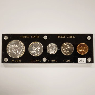 1955 US United States Silver Proof Set Capital Plastics Gem PF Cam - X5521 - Image 1 of 4