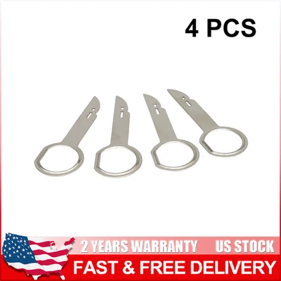 4Pcs Tool Keys Universal Set For VW Ford Auto Car Radio Stereo Removal Release - Image 1 of 4