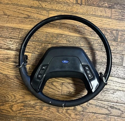 87-91 Ford Bronco F-150 F-250 Econoline XLT Steering Wheel W/Cruise Control - Image 1 of 4