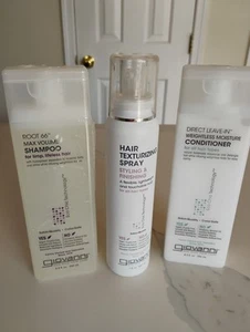 Giovanni Root 66 Shampoo, Direct Leave In Conditioner & Texturizing Spray All 3 - Picture 1 of 1