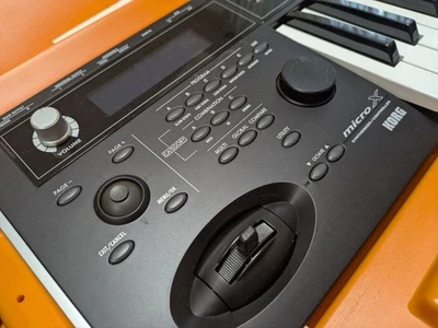 KORG MICRO X	Synthesizer Digital 25 Key Synth keyboard Black Used From Japan - Image 1 of 4