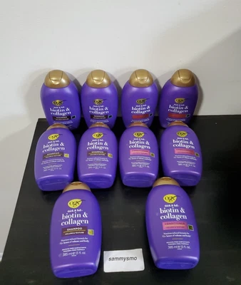 OGX Biotin & Collagen Shampoo and conditioner  thick & full, 13oz. x10 - Image 1 of 3