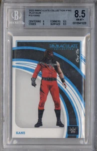 Colección Immaculate 2022 WWE Platinum #15 Kane 1/1 BGS 8,5 - Imagen 1 de 2