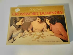 Vintage Scrabble Crossword Dominoes Complete Word Family Game Original Box: 1976 - Picture 1 of 5