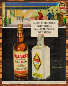 Gilbey's - Spey-Royal Scotch Whisky - 1950 - Restored - Metal Sign 11 x 14 - Picture 1 of 4