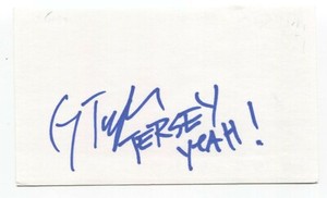 Greg Taylor Signed 3x5 Index Card Autographed Signature Jersey Band