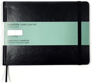 Watercolour Travel Journal - A5 Landscape - 200 GSM - 60 Pages - Acid - NOT (Med - Picture 1 of 3