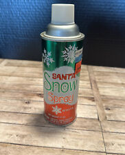 Vintage Christmas Santa Snow Spray in a Can Advertising Made in USA