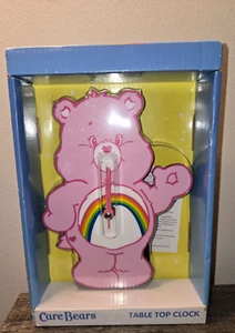 Care Bears Cheer Bear Analog Table Clock New In Box - Picture 1 of 2