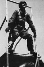 Italian paratrooper jumping form a training-tower WW2 Photo Glossy 4*6 in С016