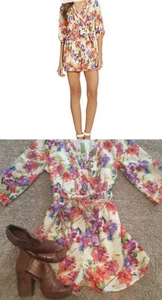 *NWT* $119.00 Gianni Bini Spring Breeze Erynn Romper SUPER CUTE Size Small - Picture 1 of 9