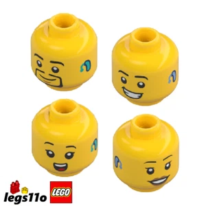 LEGO Minifigure Head with Hearing Impaired Aid - NEW choose Male, Female, Child - Picture 1 of 7