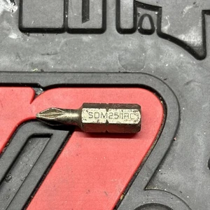 Snap On Tools 1/4" Hex Screwdriver Bit Pozidrive 1 PZ1 sdm2511irc - Picture 1 of 1