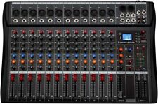 Depusheng DA12 12-Channel Studio Audio Mixer DJ Sound Controller Interface