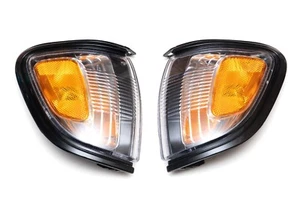 DEPO Turn Signal Housings w/ Black Trim L&R Sides for 01-04 Tacoma Pickup Truck - Picture 1 of 3