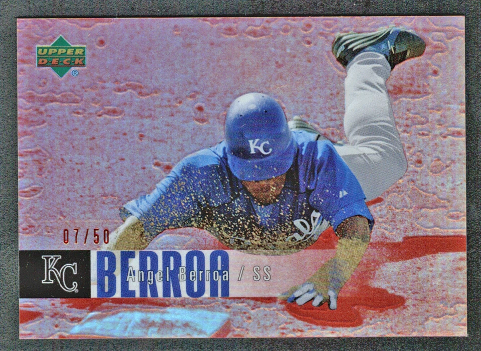 2006 UD Special F/X Red Refractor #220 Angel Berroa #/50 Kansas City Royals - Image 1 of 1
