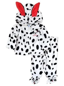 Disney Infant Boys White 101 Dalmatian Zipper Sweatshirt & Pant Outfit Set 6m - Picture 1 of 1