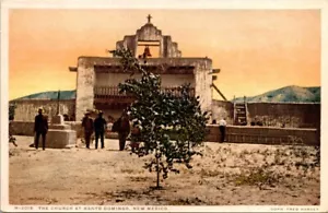 Postal La Iglesia de Santo Domingo Nuevo México Casi Nuevo - Imagen 1 de 2