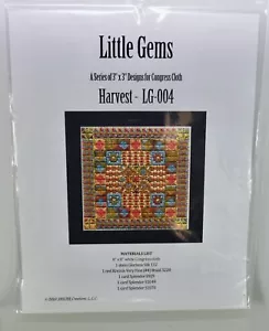 "Ernte" gezähltes Nadelspitzenmuster SCHERE Kreationen kleine Edelsteine LG-004 - Bild 1 von 2