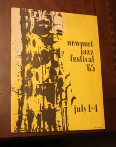 Programa del Festival de Jazz de Newport 1965 con efímero ~ Muddy Waters, Getz, millas - Imagen 1 de 3