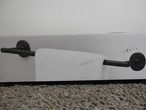 DELTA LYNDALL MATTE BLACK TOWEL BAR 18 INCH OR 24 IN. CHOICE - Picture 1 of 4