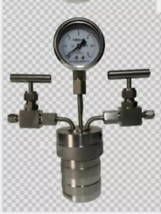 Hydrothermal synthesis Autoclave Reactor Kettle & inlet outlet gauge 100ml 6Mpa - Picture 1 of 1