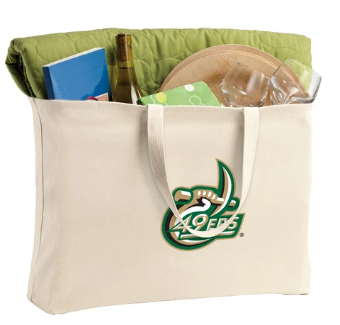 UNCC UNC Charlotte Canvas Tote UNC Charlotte Reusable Shopper MOTHER'S DAY GIFT Cover