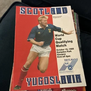Scotland v Yugoslavia World Cup Qualifying 1988 - Picture 1 of 1