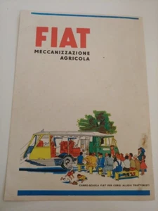 pubblicità vintage fiat meccanizzazione agricola originale advertising anni 50 - Foto 1 di 1