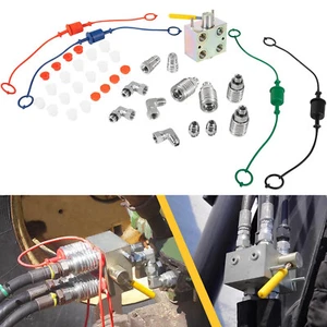 Moltiplicatore Idraulico Manuale, Sdoppiatore SCV/Valvola Deviatore/Accoppiatori, Raccordo Ag - Foto 1 di 8