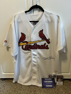 Bob Gibson Signed Majestic St. Louis Cardinals Jersey With JSA COA Autograph - Image 1 of 4
