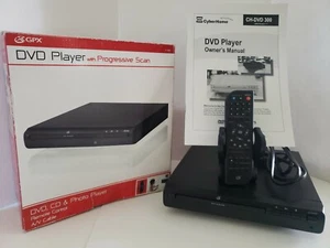 GPX DVD Player With Progressive Scan-DVD,CD & Photo Player D190B, Remote/Manual - Picture 1 of 6