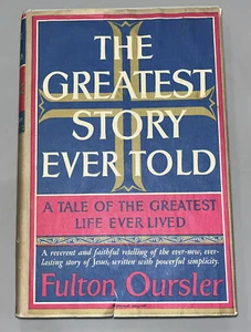 1949 GREATEST STORY EVER TOLD Story of Jesus Fulton Oursler With DJ - Picture 1 of 10