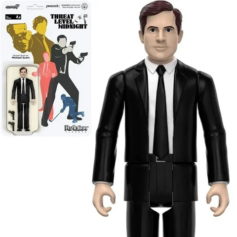 Michael Scarn Threat Level Midnight The Office Super7 Reaction Figure Cover