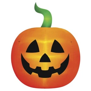 Zucca Colossale LED Illuminata 15' Halloween Gonfiabile Decorazione Vacanze Esterno - Foto 1 di 13