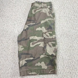Faded Glory Boys Shorts sz 18 Light Camouflage Cargo Pockets Adjustable Waist - Picture 1 of 13