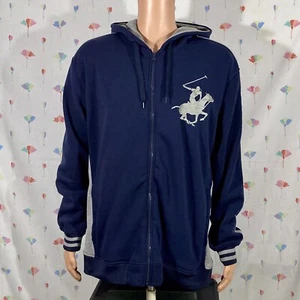 Beverly Hills Polo Club - Hoodie Size XL -Full Zip - Embroidered Polo Logo - Picture 1 of 9